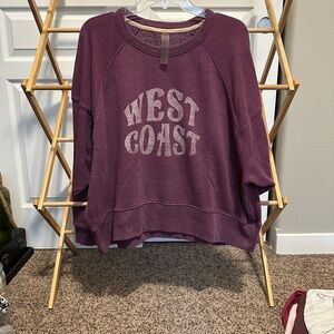 Lou & Grey Plum 'West Coast' Sweatshirt